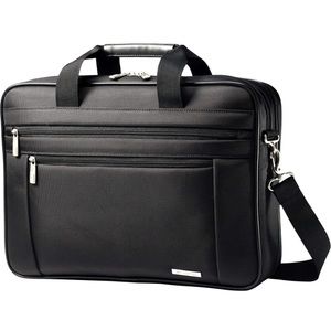 Samsonite Classic Business Perfect Fit Two Gusset Laptop Bag - 15.6" Black